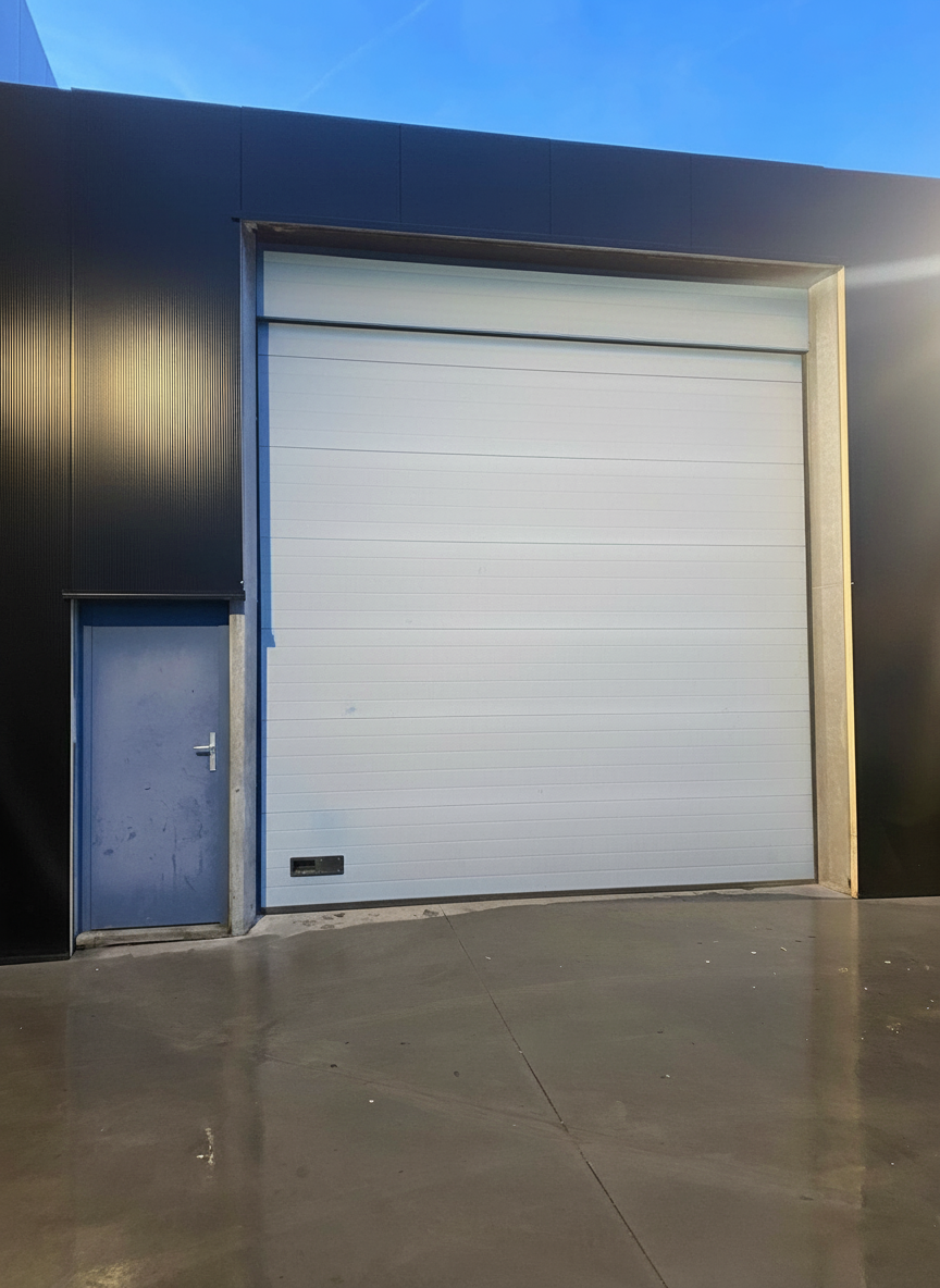 Verweerde aluminium raamkozijn vóór behandeling